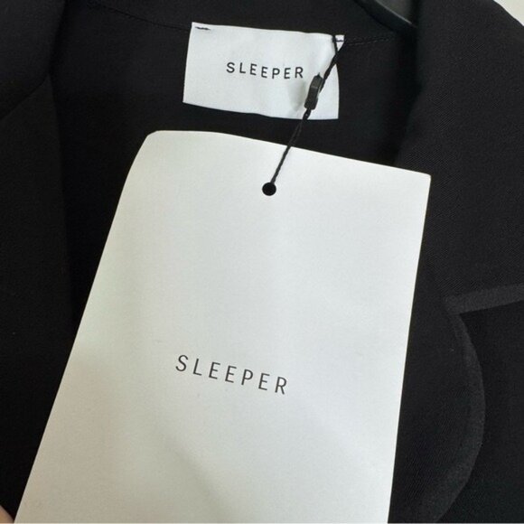 NWT Sleeper Party Pajama 2 pc. Set With Detachable Feathers Black Size M - Picture 11 of 16